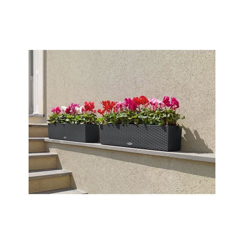 Jardiniere - Balconera cottage 80 - Complete kit - Granite - 12L - LEC