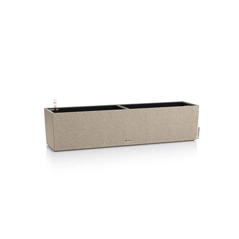 LECHUZA Jardiniere BALCONERA Stone 80 ALL-IN-ONE Beige