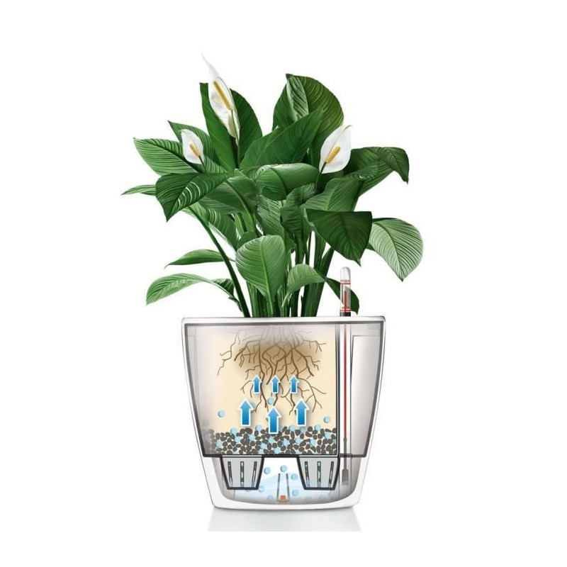 Jardiniere - Classico premium LS 28 - Complete kit - Glossy white - 7
