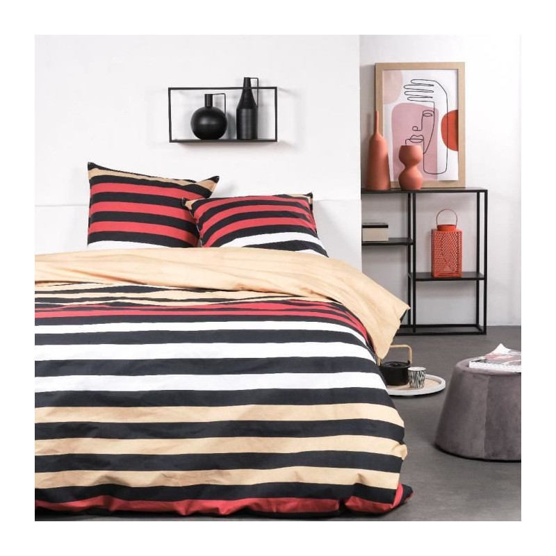 Bed set - TODAY SUNSHINE - 240x220 cm - 2 people - Cotton printed rush