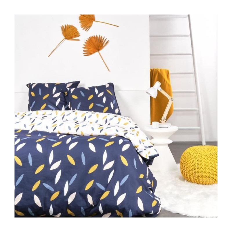 Bed set - TODAY SUNSHINE - 240x260 cm - 2 people - Floral print cotton