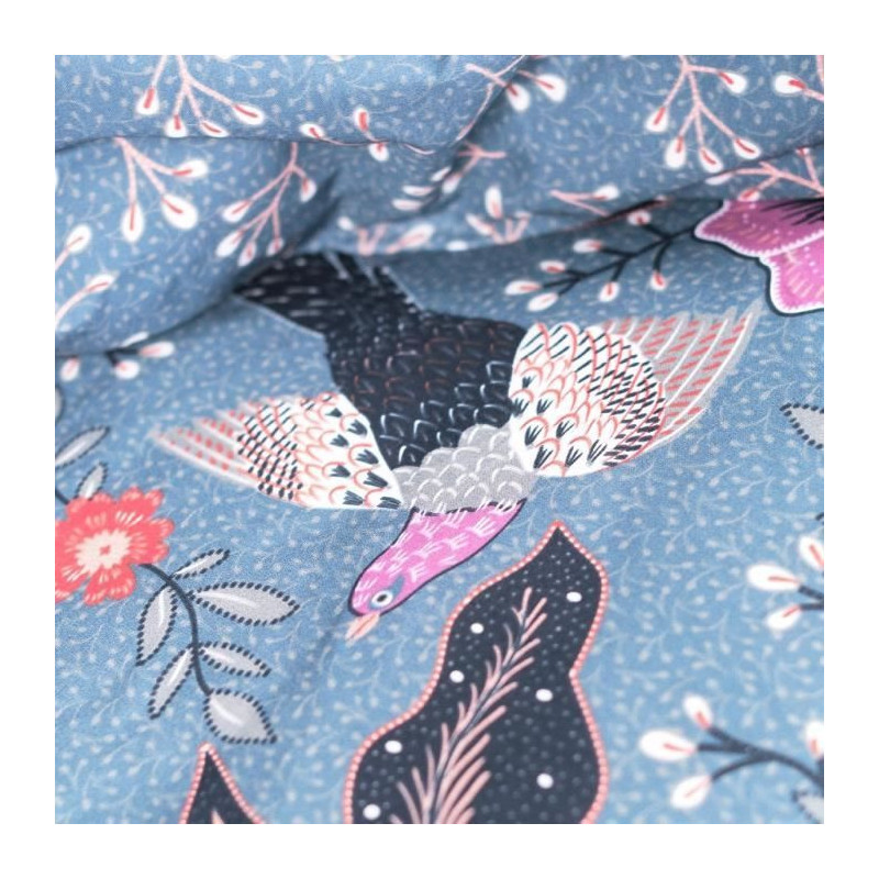 Bed set - TODAY SUNSHINE - 240x220 cm - 2 people - Floral print cotton