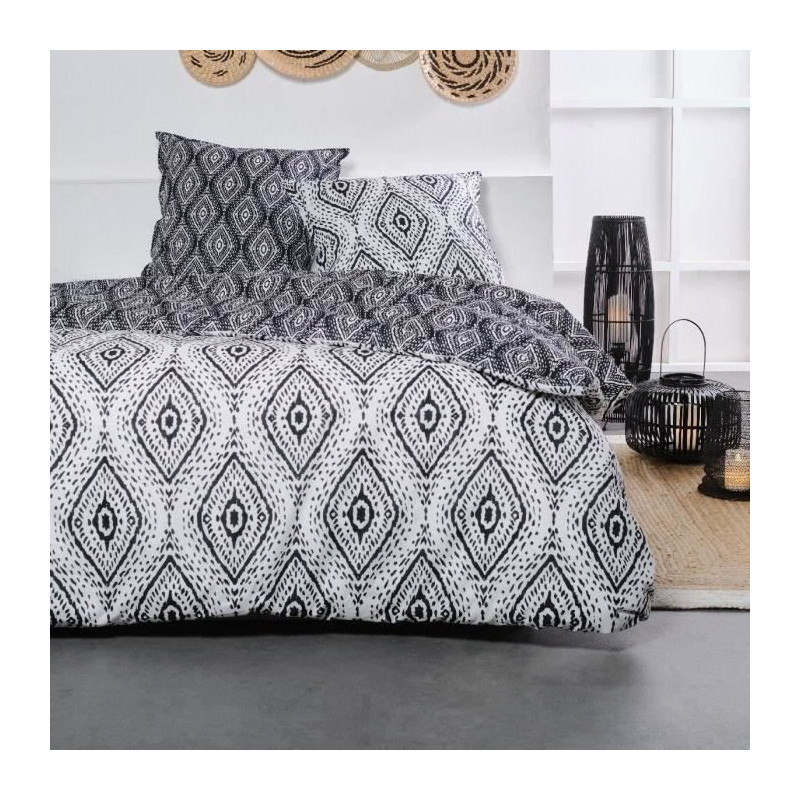 Bed set - TODAY SUNSHINE - 240x220 cm - 2 people - Ethnic printed cott