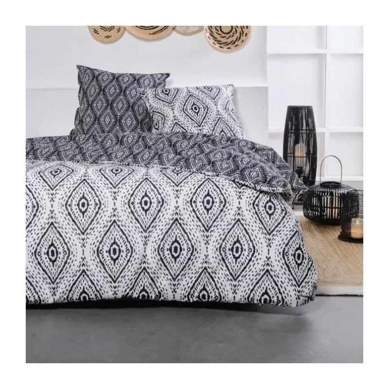 Bed set - TODAY SUNSHINE - 240x220 cm - 2 people - Ethnic printed cott