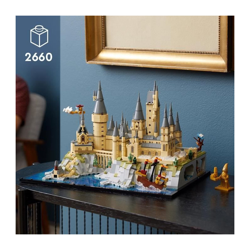LEGO Harry Potter 76419 Hogwarts Castle and Grounds, Model Building fo