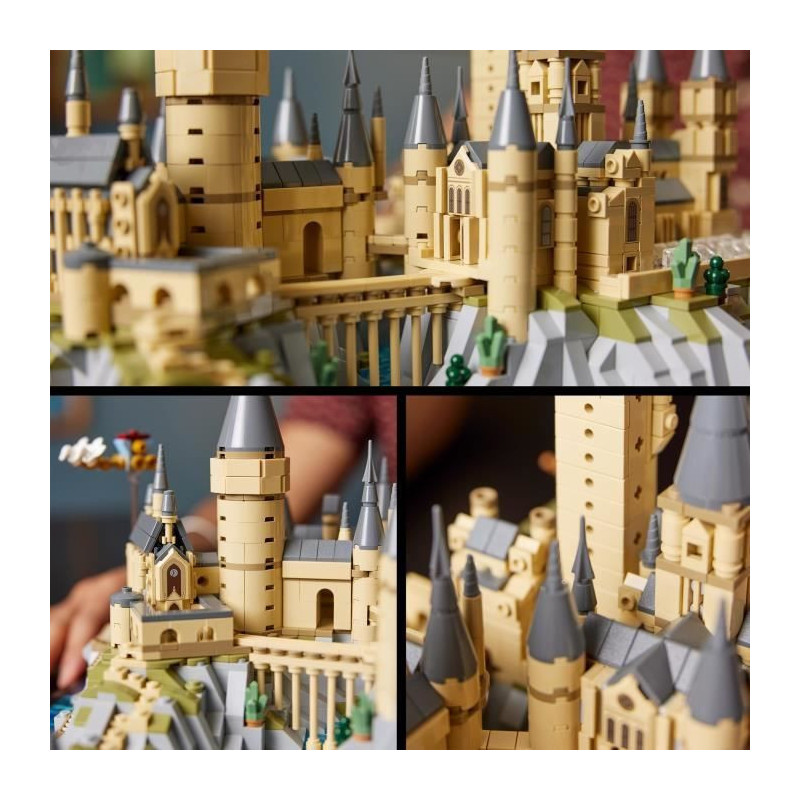 LEGO Harry Potter 76419 Hogwarts Castle and Grounds, Model Building fo