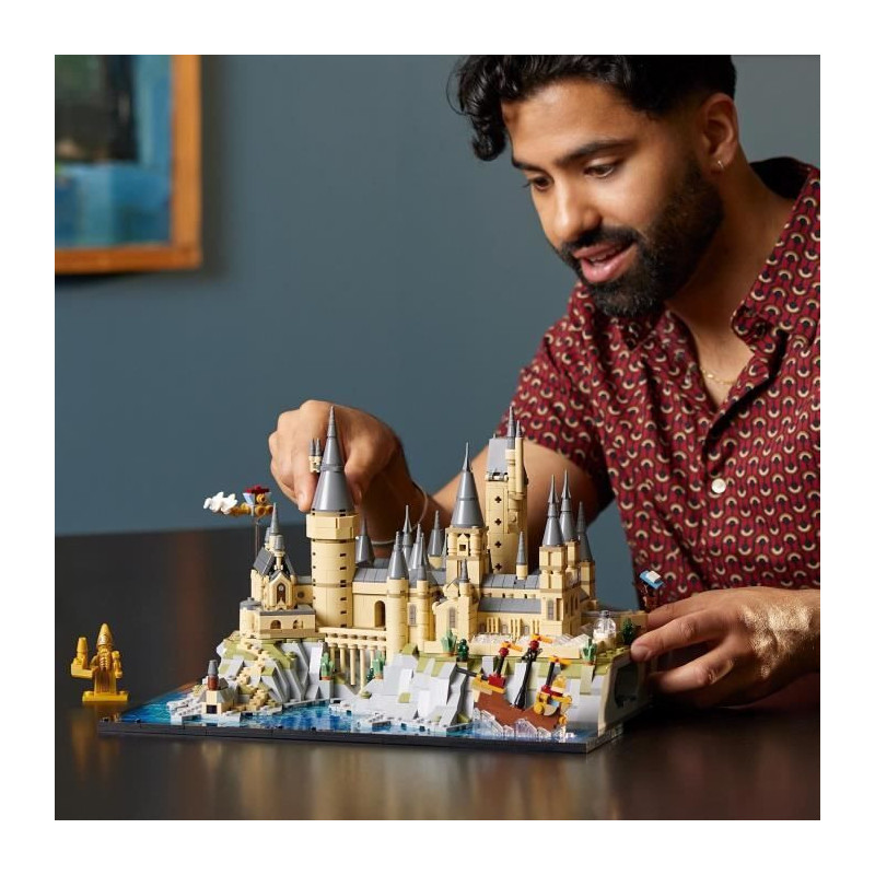 LEGO Harry Potter 76419 Hogwarts Castle and Grounds, Model Building fo