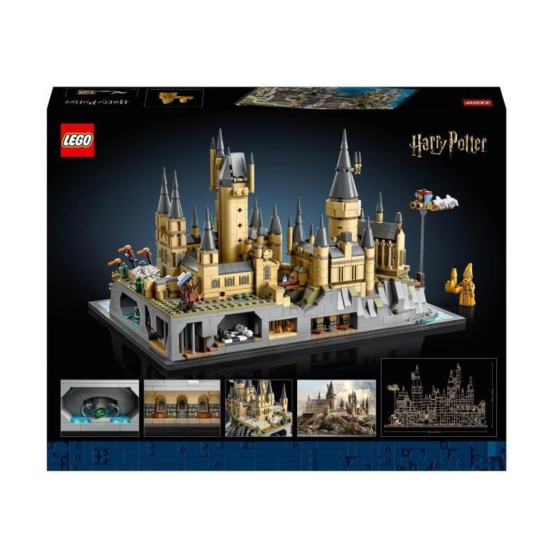 LEGO Harry Potter 76419 Hogwarts Castle and Grounds, Model Building fo