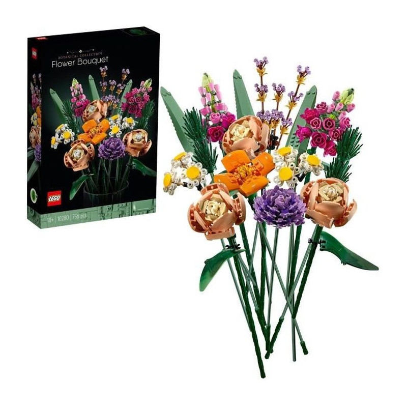 LEGO Creator Expert 10280 Flower Bouquet, Artificial Flowers, DIY Flow