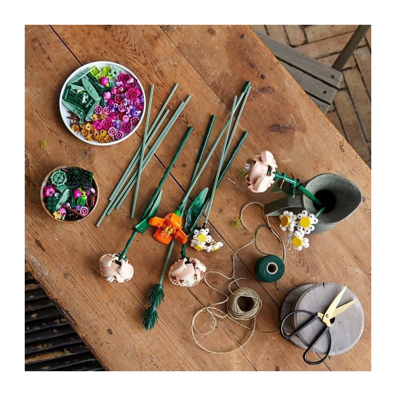 LEGO Creator Expert 10280 Flower Bouquet, Artificial Flowers, DIY Flow