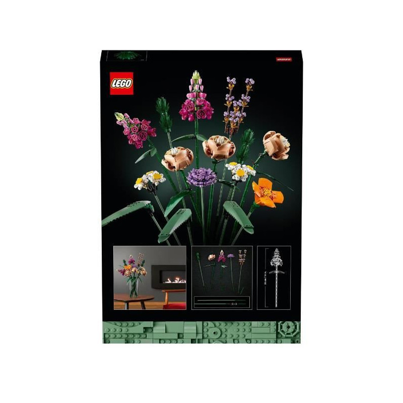 LEGO Creator Expert 10280 Flower Bouquet, Artificial Flowers, DIY Flow