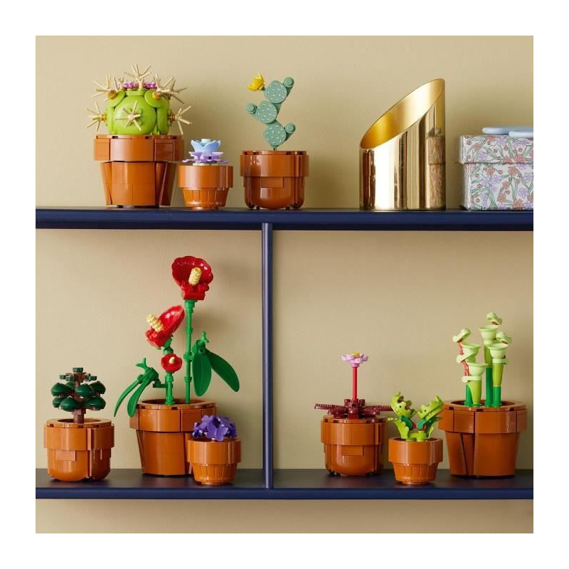 LEGO Icons 10329 Miniature Plants, Botanical Collection 9 Artificial P