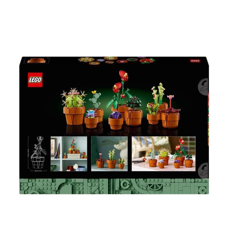 LEGO Icons 10329 Miniature Plants, Botanical Collection 9 Artificial P