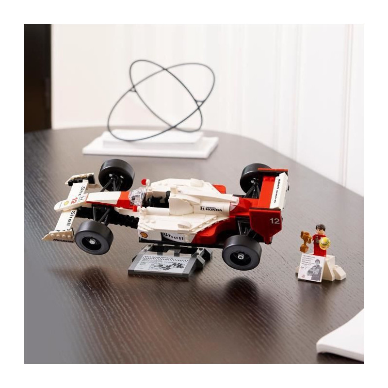 LEGO Icons 10330 McLaren MP4/4 and Ayrton Senna, Model Car Set for Adu