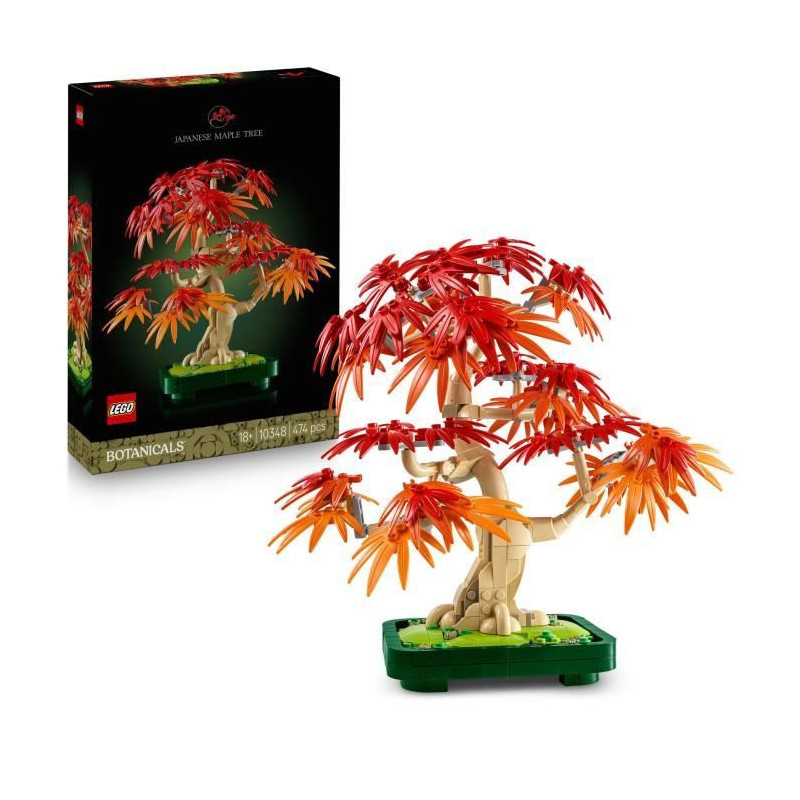 LEGO Botanicals 10348 Japanese Red Maple Bonsai Tree - Adult Building