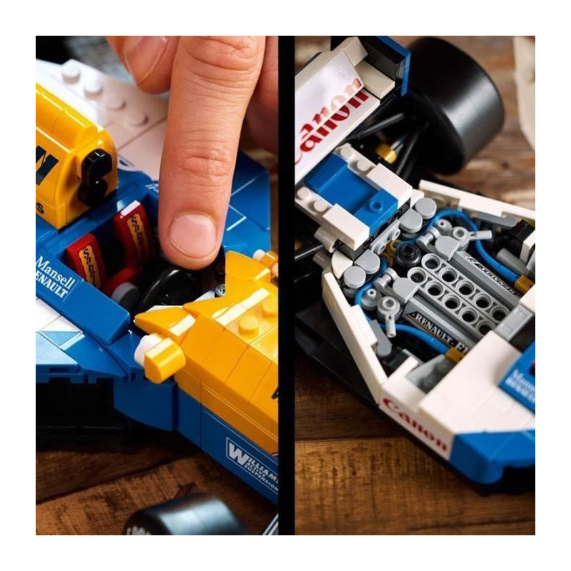 LEGO Icons 10353 Williams Racing FW14B and Nigel Mansell - F1 Racing C