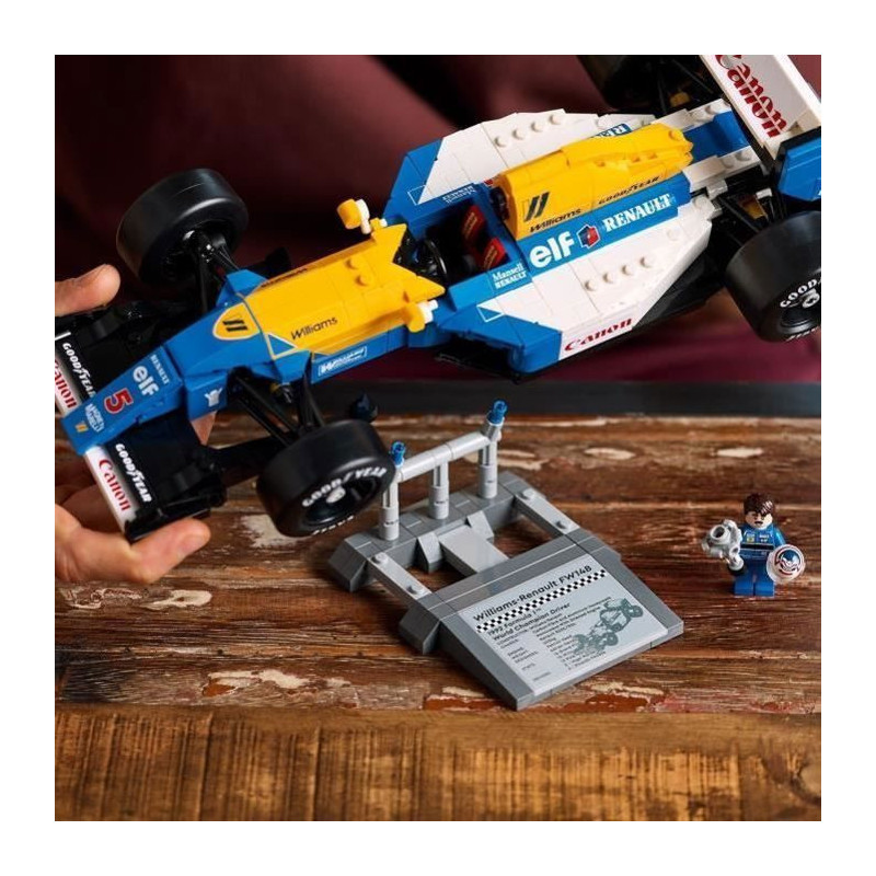 LEGO Icons 10353 Williams Racing FW14B and Nigel Mansell - F1 Racing C