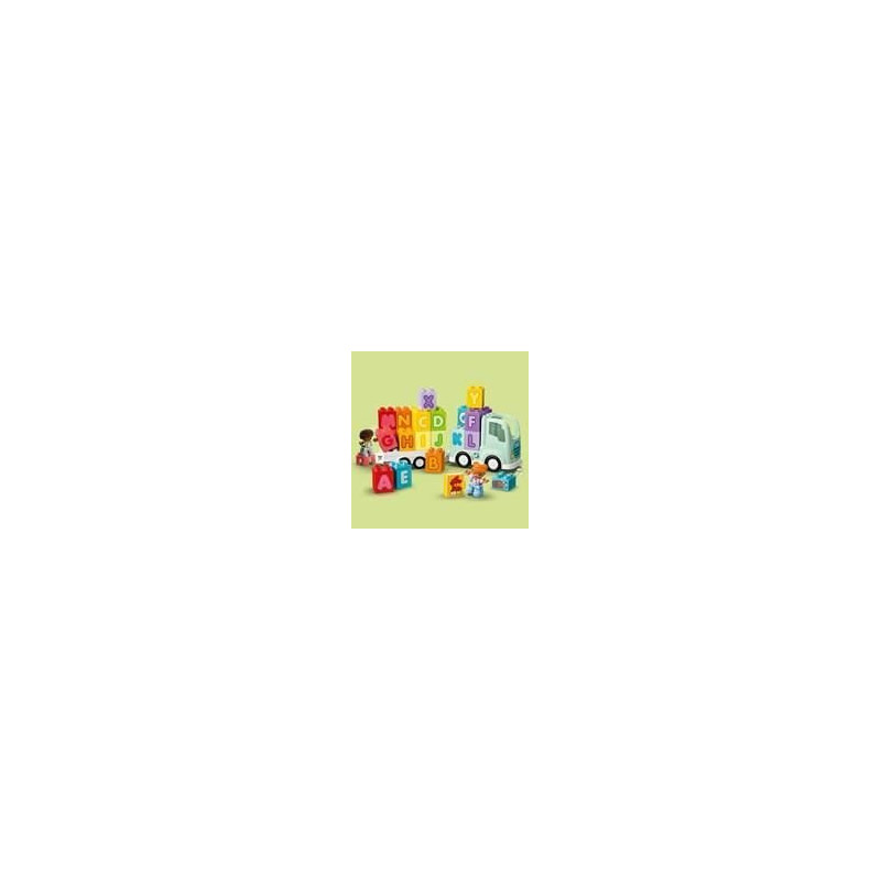 LEGO 10421 DUPLO My Town Alphabet Truck, Alphabet Learning Toy for Chi