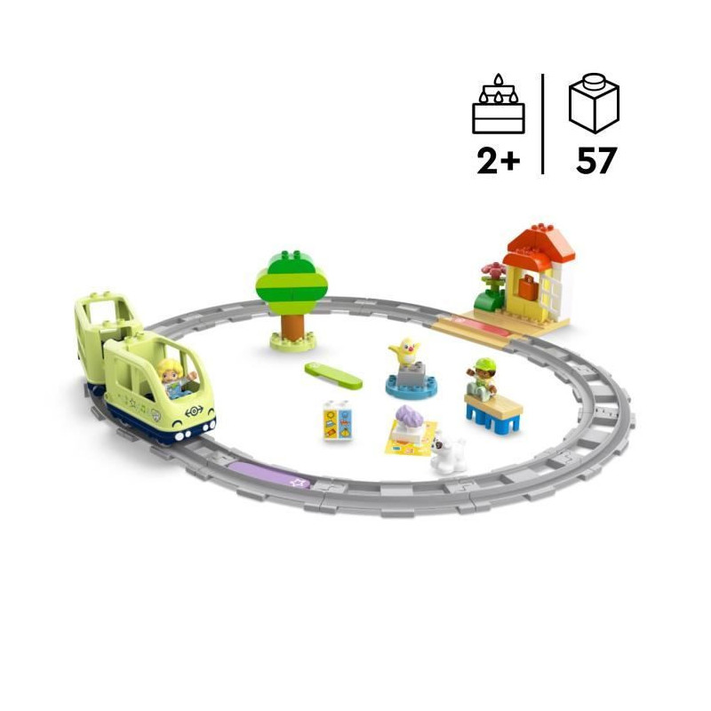 LEGO DUPLO My Town 10427 Interactive Adventure Train - Early learning
