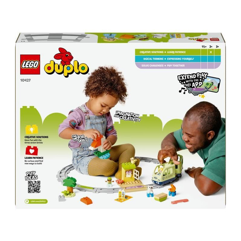 LEGO DUPLO My Town 10427 Interactive Adventure Train - Early learning