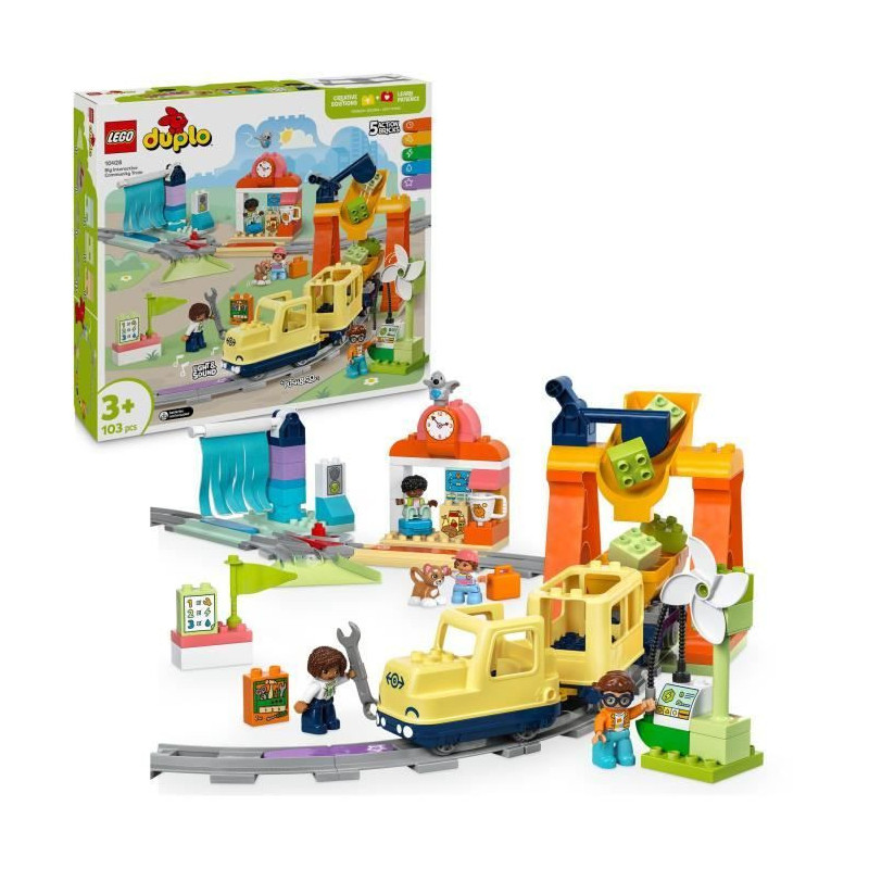 LEGO DUPLO My Town 10428 The Great Interactive Community Train - Early