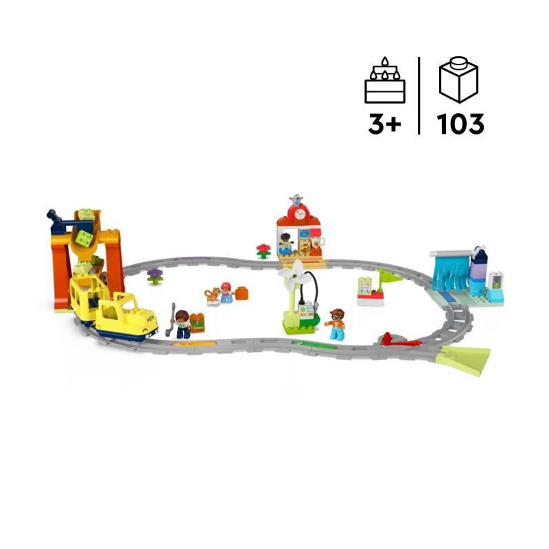 LEGO DUPLO My Town 10428 The Great Interactive Community Train - Early