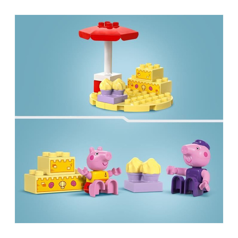 LEGO DUPLO 10432 Peppa Pig's Boat Trip - Toddler Bath Playset