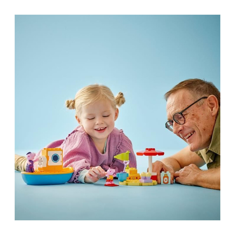 LEGO DUPLO 10432 Peppa Pig's Boat Trip - Toddler Bath Playset