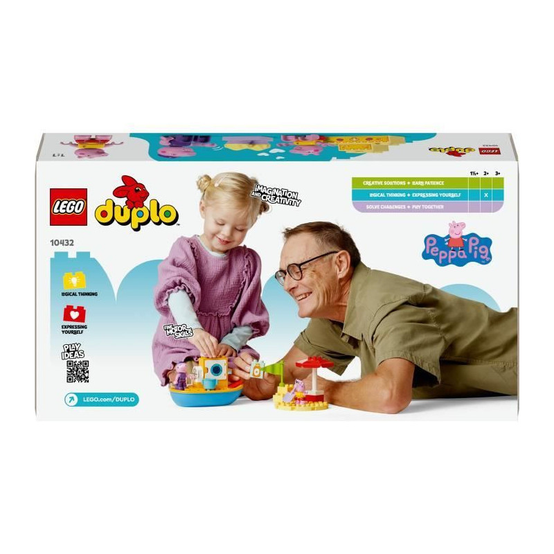 LEGO DUPLO 10432 Peppa Pig's Boat Trip - Toddler Bath Playset