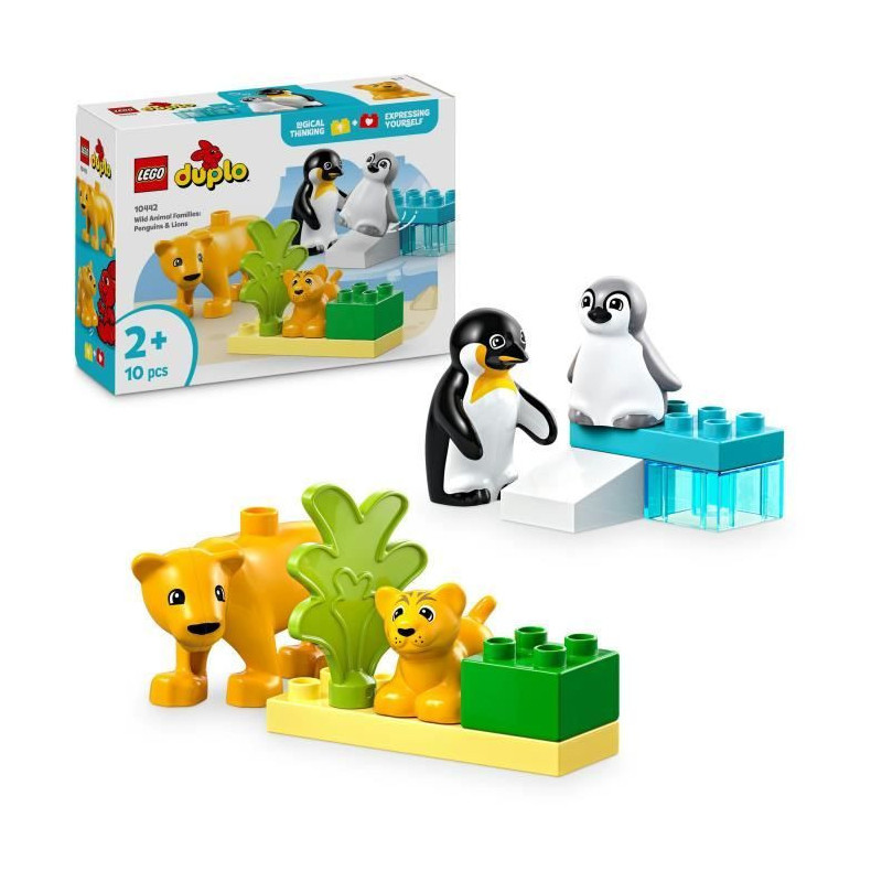 LEGO DUPLO My Town 10442 Wild Animal Families: Penguins and Lions - Ed