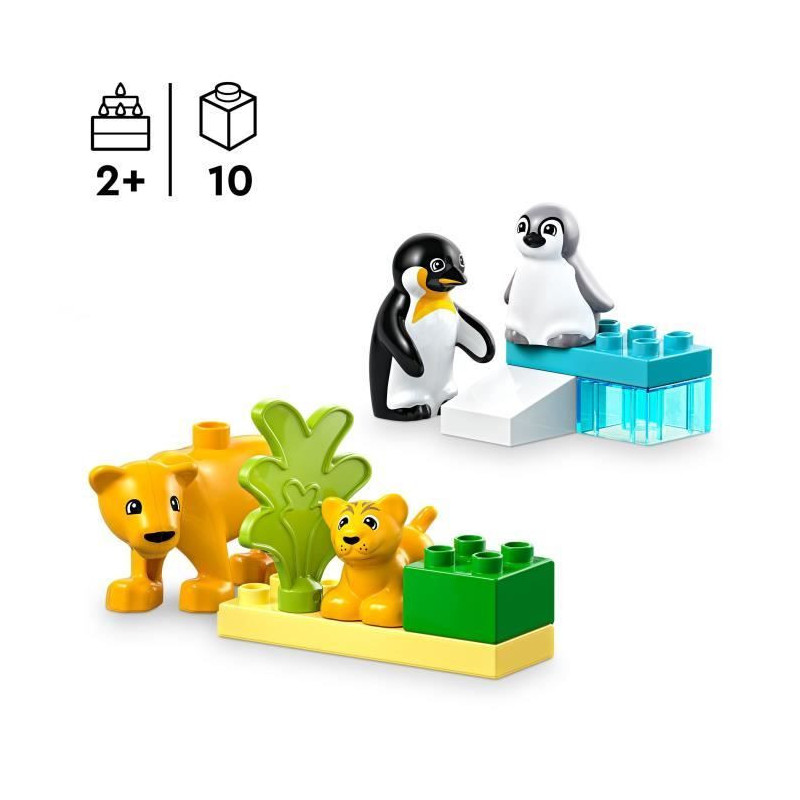 LEGO DUPLO My Town 10442 Wild Animal Families: Penguins and Lions - Ed