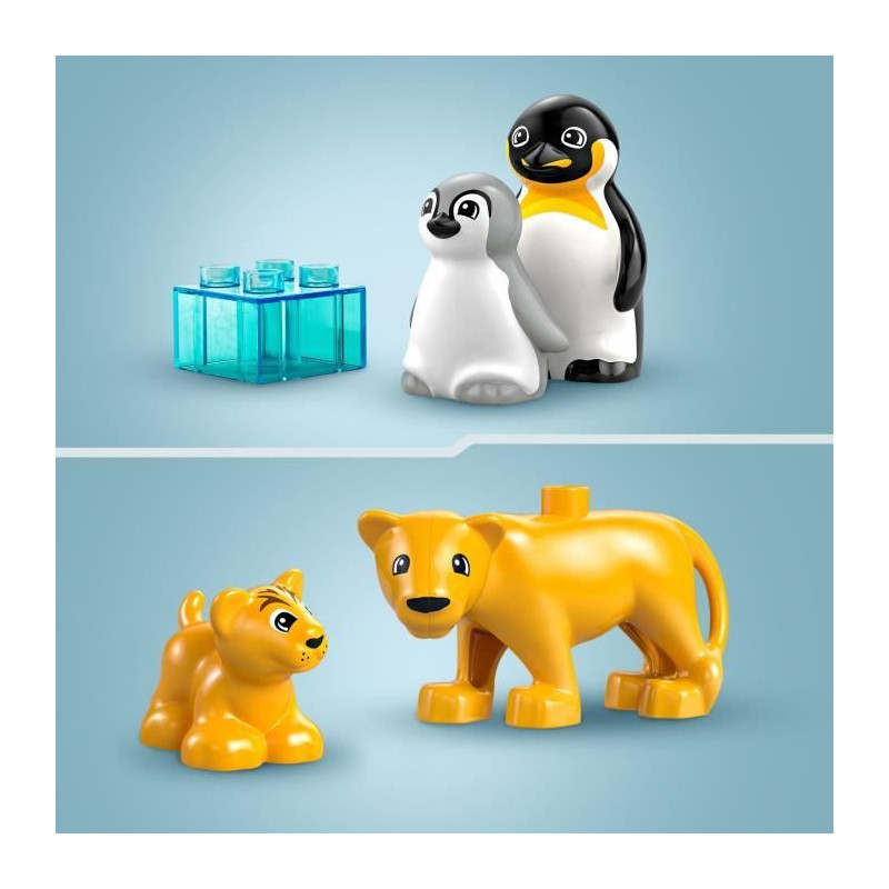 LEGO DUPLO My Town 10442 Wild Animal Families: Penguins and Lions - Ed