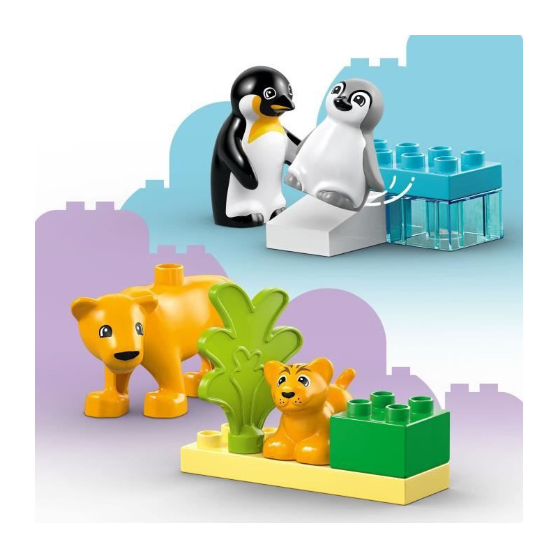 LEGO DUPLO My Town 10442 Wild Animal Families: Penguins and Lions - Ed