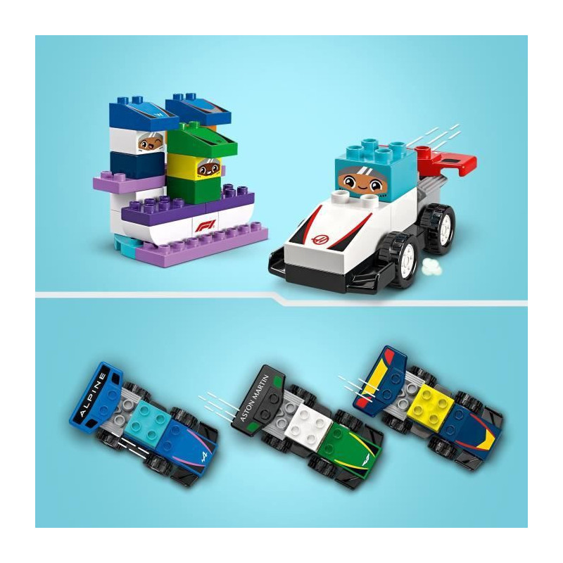 LEGO DUPLO My Town 10445 F1 Racing Cars and Drivers - Toy 2 years