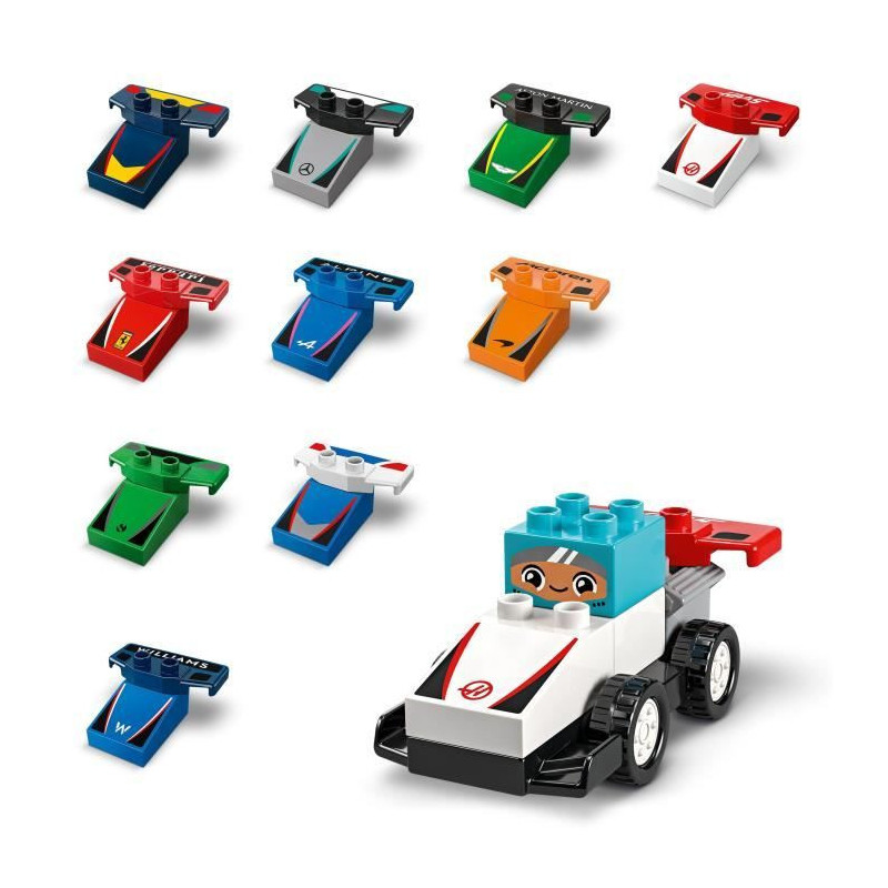 LEGO DUPLO My Town 10445 F1 Racing Cars and Drivers - Toy 2 years