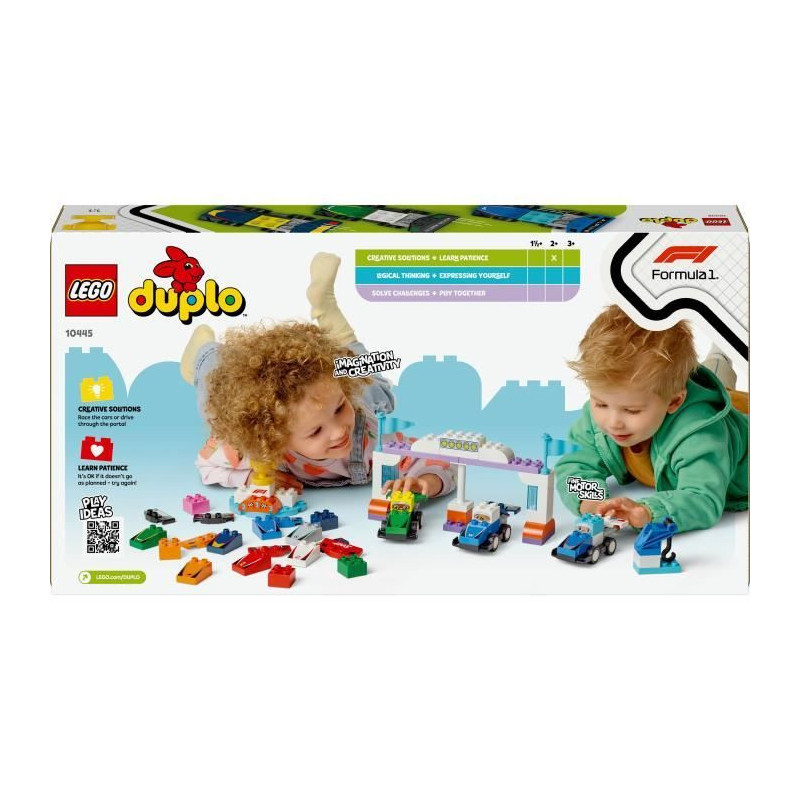 LEGO DUPLO My Town 10445 F1 Racing Cars and Drivers - Toy 2 years