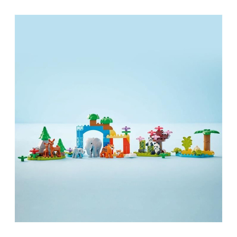 LEGO DUPLO My Town 10446 3-in-1 Wild Animal Families - Early learning
