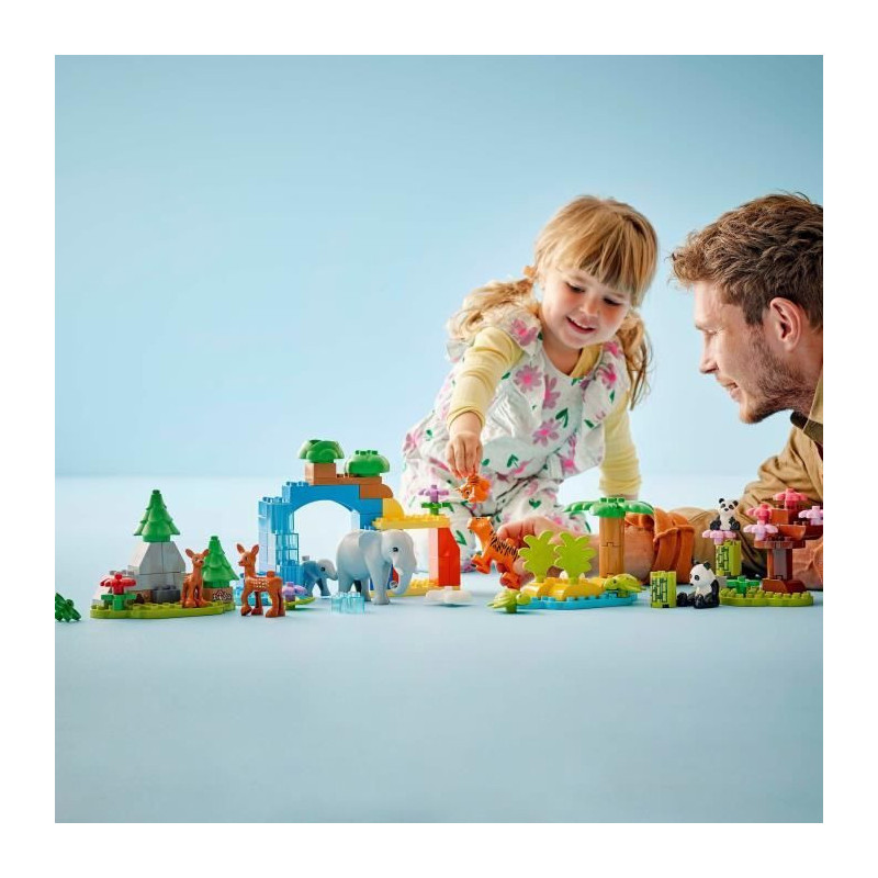 LEGO DUPLO My Town 10446 3-in-1 Wild Animal Families - Early learning