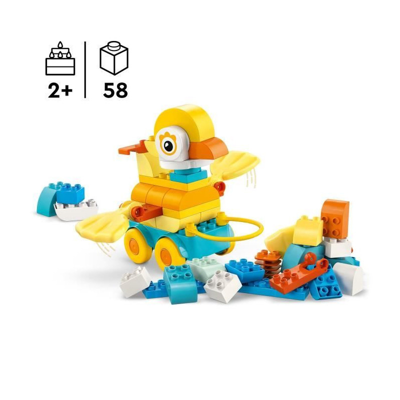 LEGO DUPLO My Town 10448 3-in-1 Animals on Wheels - Building Set for 2
