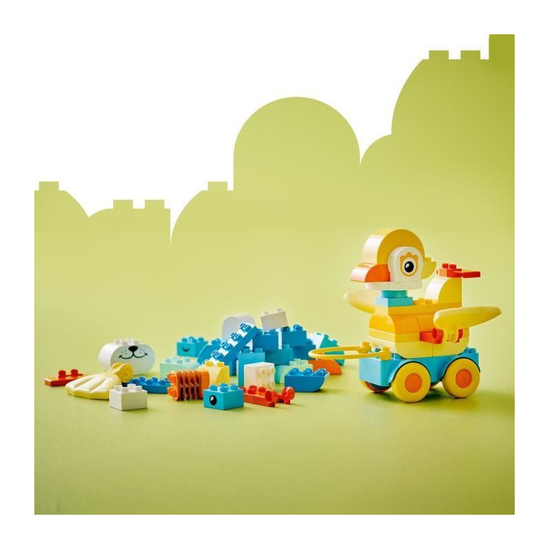 LEGO DUPLO My Town 10448 3-in-1 Animals on Wheels - Building Set for 2