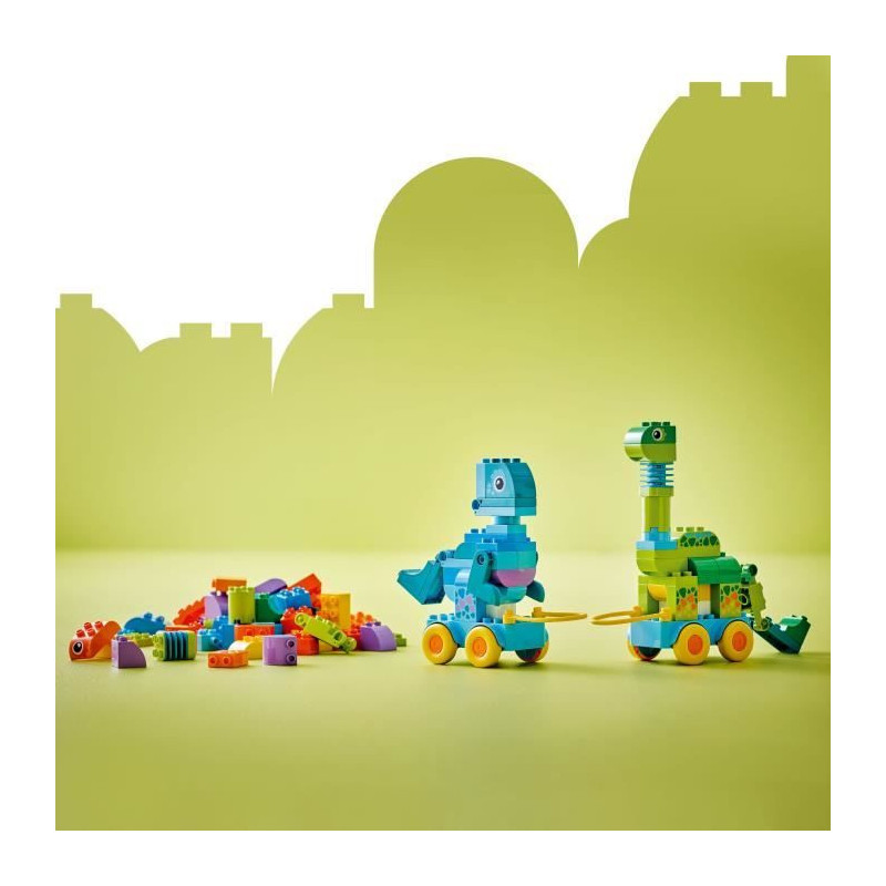 LEGO DUPLO My Town 10451 Dinosaurs on Wheels 3-in-1 - Early learning g