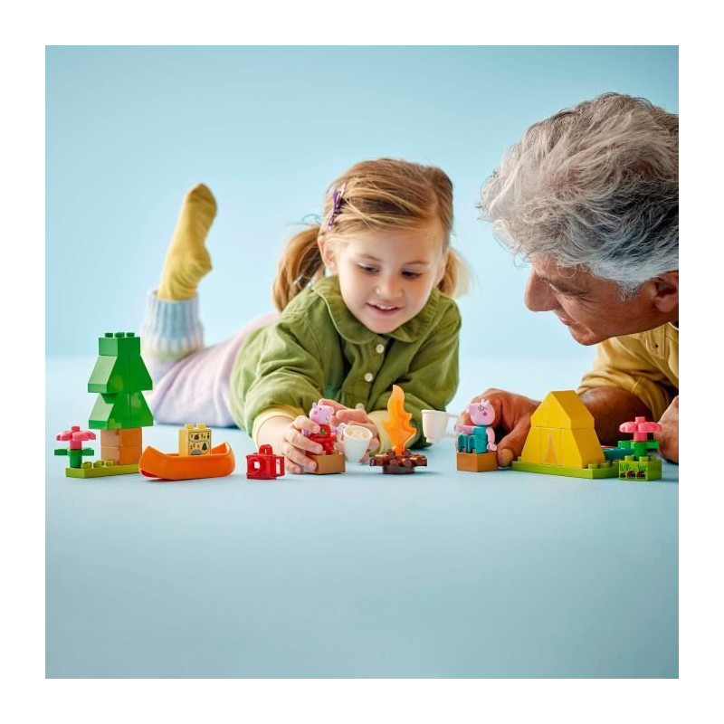 LEGO DUPLO Peppa Pig 10452 Camping Holiday - Building Game for 2 Year