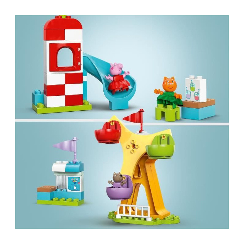 LEGO DUPLO Peppa Pig 10453 Funfair - Building game for children from 2