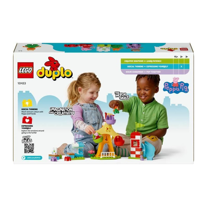 LEGO DUPLO Peppa Pig 10453 Funfair - Building game for children from 2