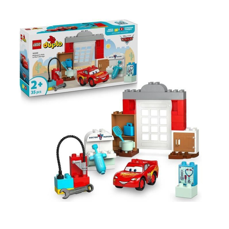 LEGO DUPLO ¦ Disney and Pixar Cars 10456 McQueen's Visit to Doc's Gar