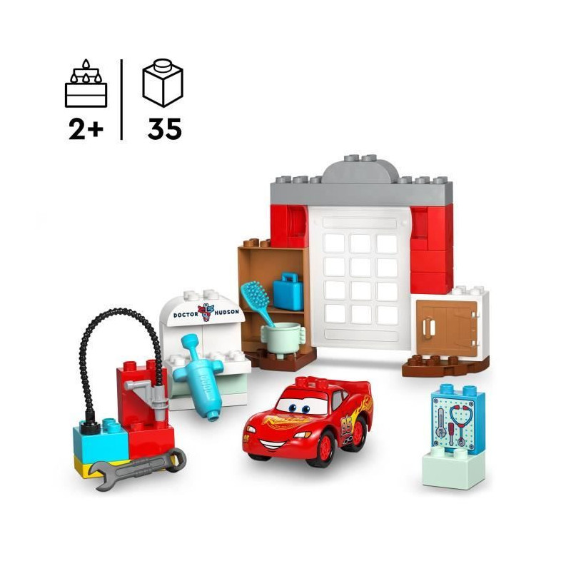 LEGO DUPLO ¦ Disney and Pixar Cars 10456 McQueen's Visit to Doc's Gar