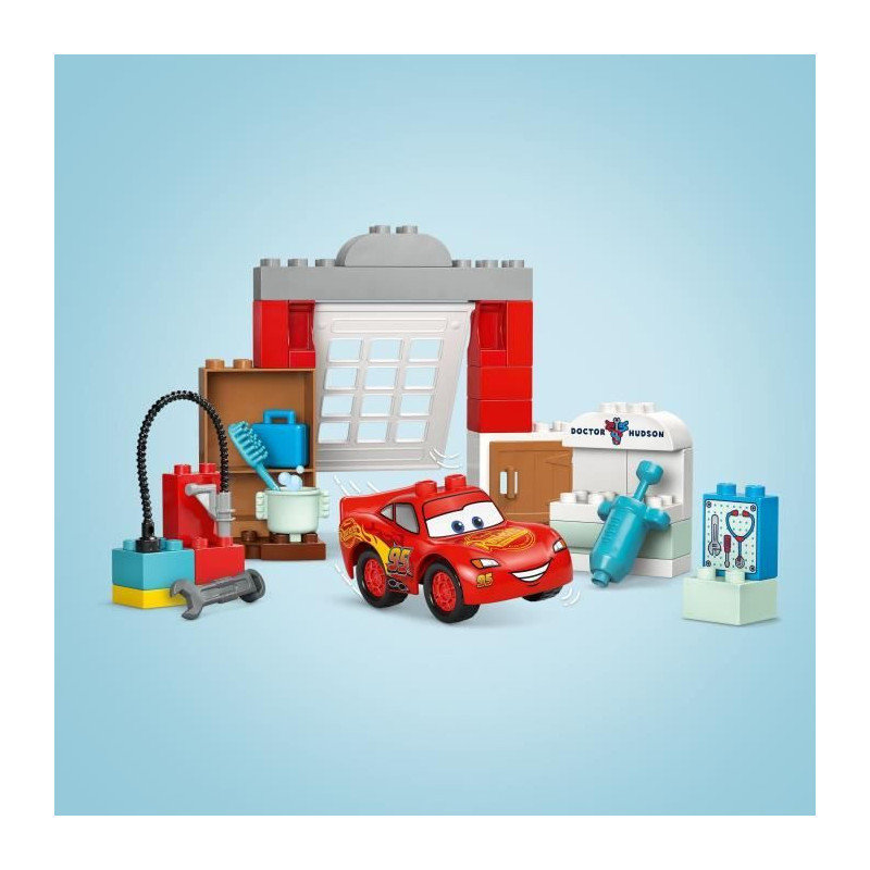 LEGO DUPLO ¦ Disney and Pixar Cars 10456 McQueen's Visit to Doc's Gar