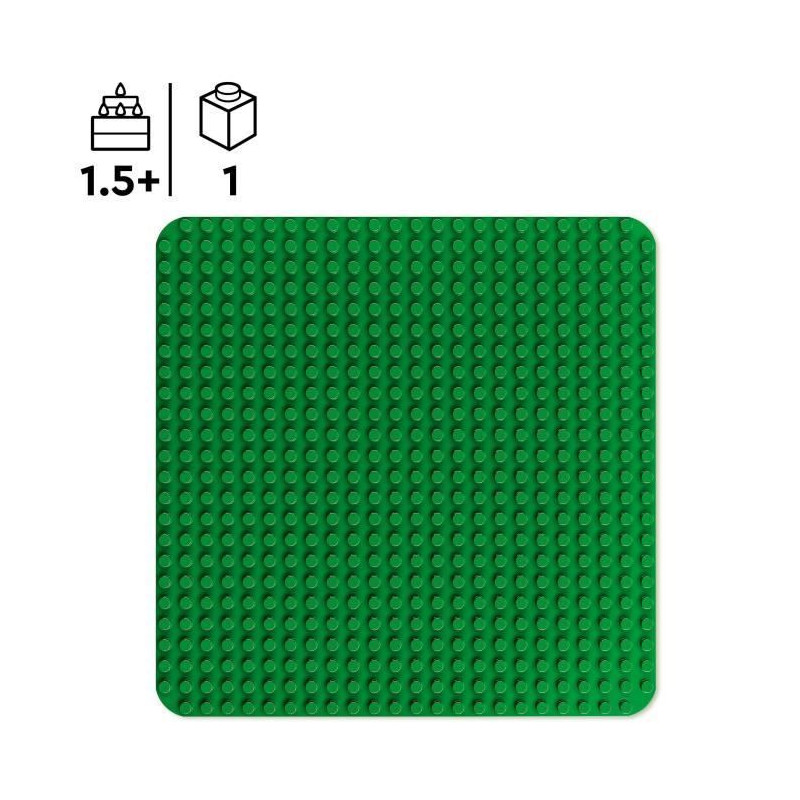 LEGO DUPLO 10460 Green Building Plate Construction Toy for Babies 18 M