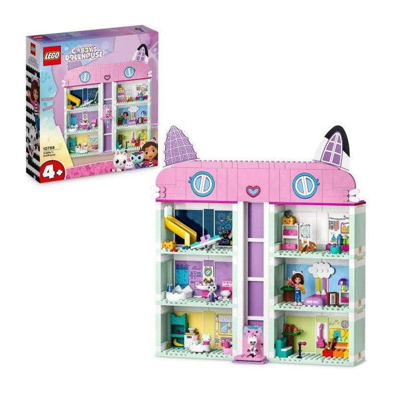LEGO 10788 Gabby's Magical House, Dolls House Toy with Minifigures