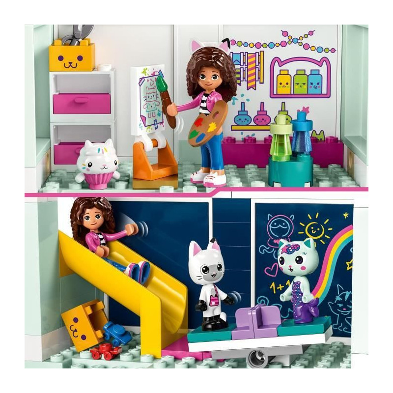 LEGO 10788 Gabby's Magical House, Dolls House Toy with Minifigures